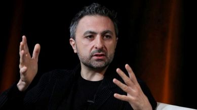 Mustafa Suleyman CEO and co-founder of Inflection AI speaks during the Axios BFD event in New York City, U.S., October 12, 2023. REUTERS/Brendan McDermid/File Photo