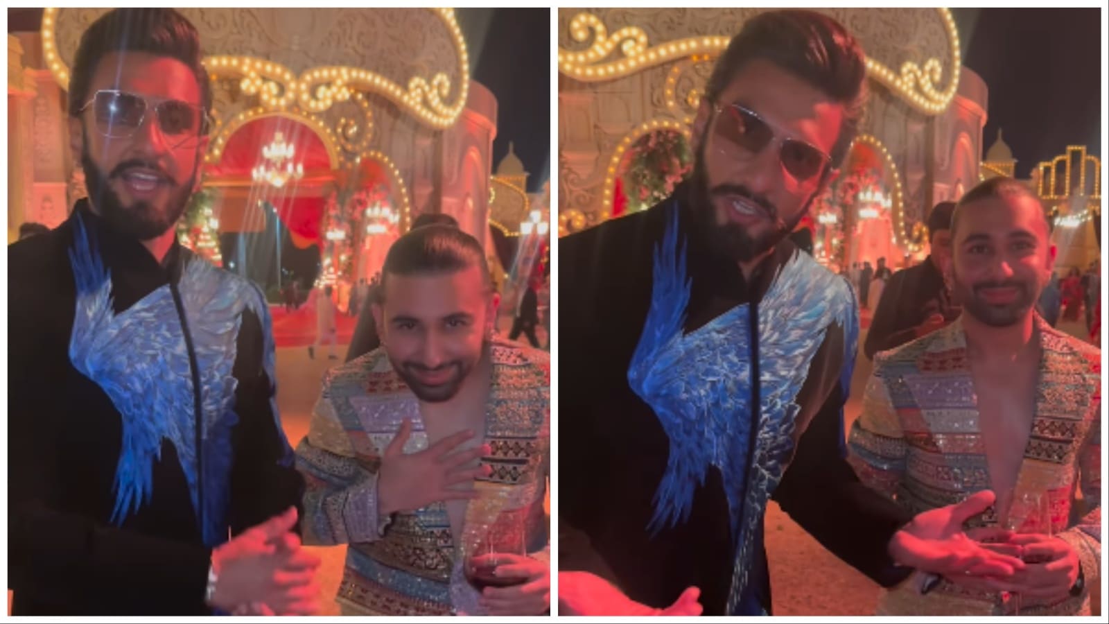 Orry shared a hilarious video with Ranveer Singh from the Ambani bash