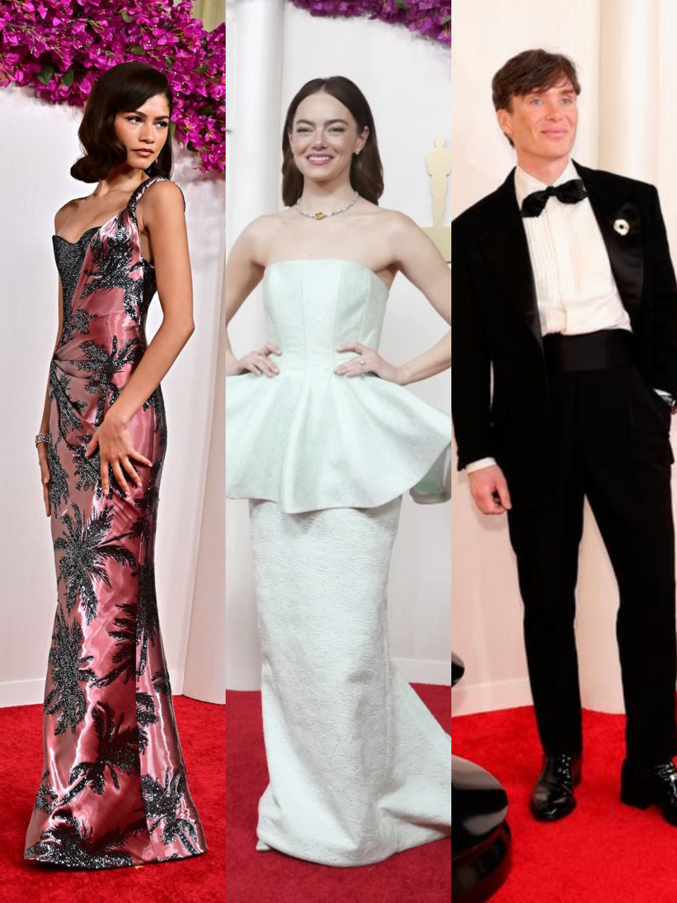 Oscars 2024 Red Carpet: Hollywood Stars Dazzle As They Put Their Most ...