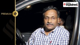 In this 2015 file photo, former Delhi University professor G N Saibaba arrives at the Nagpur Central Jail.