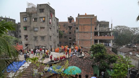 illegal building collapse