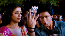 Priyamani and Shah Rukh Khan's collaboration began in Rohit Shetty's Chennai Express when the former appeared in the song "1 2 3 4 Get on the Dance Floor"