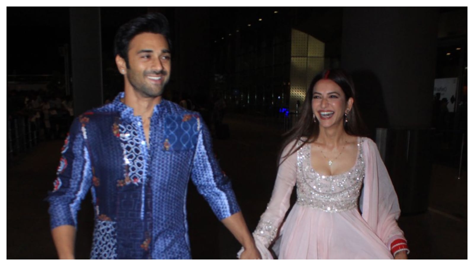 Newlyweds Pulkit Samrat-Kriti Kharbanda return to Mumbai, paparazzi ...