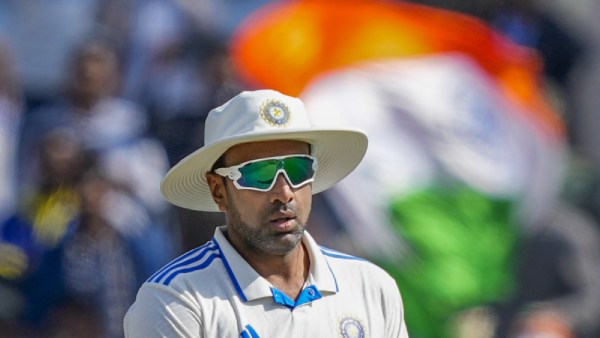 Ashwin on the first day of the fourth Test cricket match between India and England, at the JSCA International Stadium Complex, in Ranchi, Friday, Feb. 23, 2024. (PTI Photo)