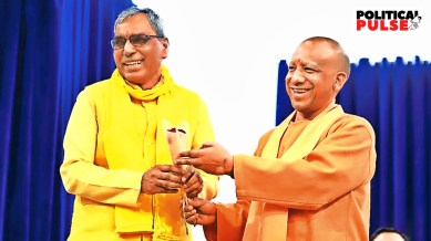 Om Prakash Rajbhar, Suheldev Bharatiya Samaj Party (SBSP), Yogi Adityanath, BJP, Bharatiya Janata Party (BJP), Lucknow news, Uttar pradesh news, Lucknow, India news, Indian express, Indian express India news, Indian express India