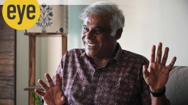 Ashish Vidyarthi at his residence in Goregaon, Mumbai