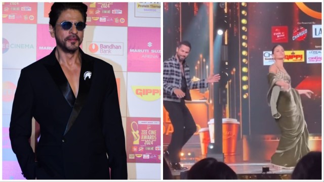 Shah Rukh Khan performed on his hit tracks at Zee Cine Awards. Shahid Kapoor and Alia Bhatt also grooved together