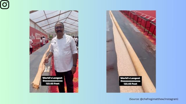 World's longest dosa