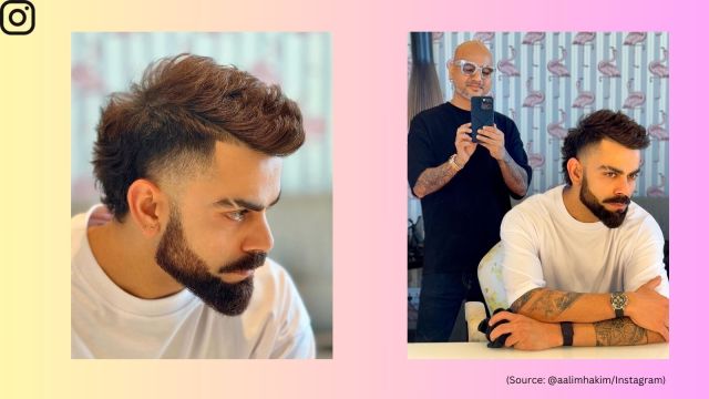 Virat Kohli gets new haircut
