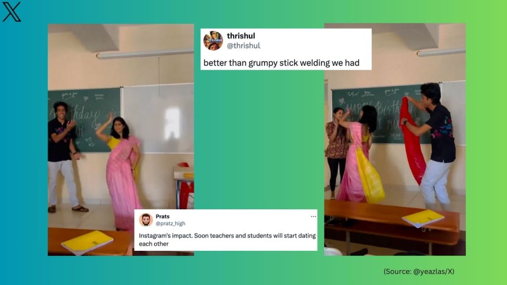 Viral Video Of Teacher Dancing To Kajra Re With Students Triggers viral-video-of-teacher-dancing-to-kajra-re-with-students-triggers
