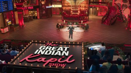 The Great Indian Kapil Show has a lasvish set Kapil Sharma Netflix
