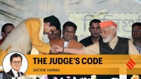 Indian judiciary, Abhijit Gangopadhyay, Abhijit Gangopadhyay joins BJP, former judges joined politics, Justice Baharul Islam, bengal politics, Ekla chalo re, opinion, indian express news