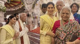Upasana Konidela- Ayodhya Ram temple with granparents