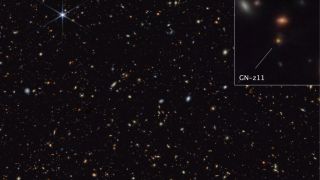 The galaxy GN-z11 is not just special for its age and the distance at which exists, but it is also especially bright. (NASA, ESA)