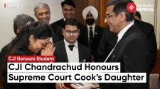 CJI Chandrachud Honours SC Cook’s Daughter Who Won US Scholarships | DY Chandrachud