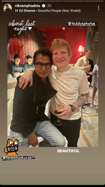 Vikram Phadnis, Ed Sheeran