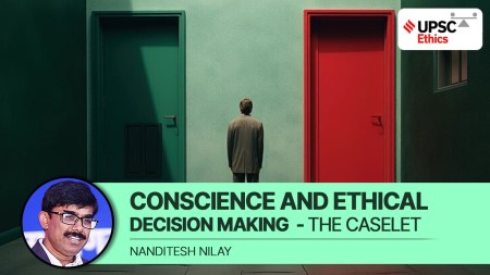UPSC Ethics Simplified caselet or case study on conscience keeper for civil services exam by nanditesh nilay
