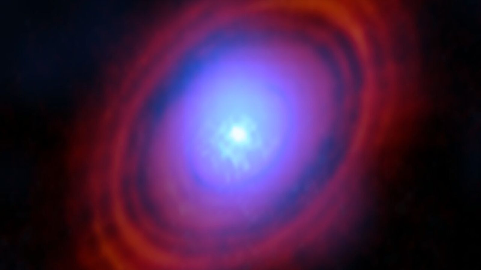 Water distribution in the HL Tauri disc. (ESO)