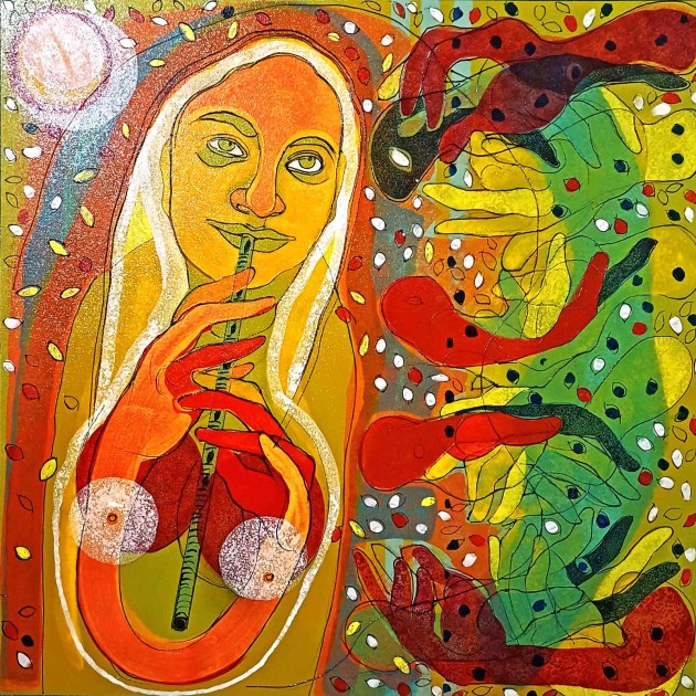 Reflections of Womanhood exhibition, group art show Delhi, women artists India, Manisha Gawade curated exhibition, art exhibition celebrating women, diverse art forms exhibition