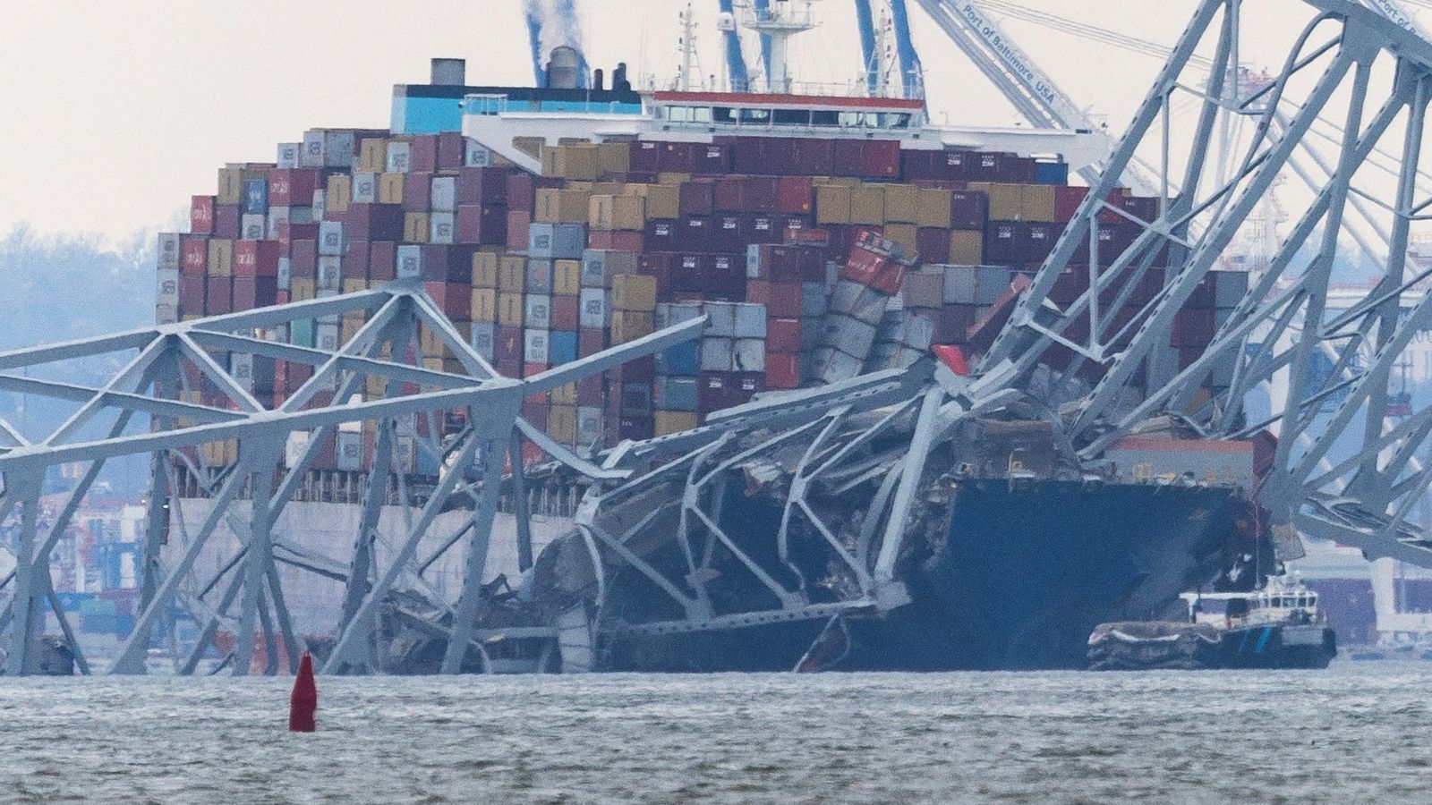 Cranes arriving to start removing wreckage from deadly Baltimore bridge ...
