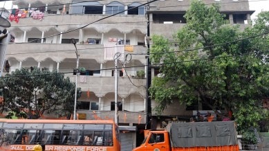 bengal building collapse, Garden Reach building collapse, Lok Sabha elections 2024, Mamata Banerjee, Gov C V Ananda Bose, bengal illegal construction building collapse, Trinamool Congress, Bengal 5 storied under construction building collapsed, indian express news