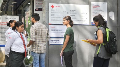 canada working visa, chandigarh news, indian express
