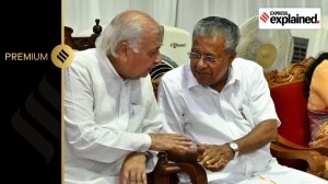 Kerala Governor Arif Mohammed Khan with CM Pinarayi Vijayan.