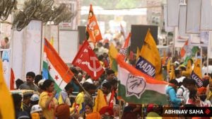 INDIA bloc's Loktantr Bachaao Rally at Ramleela ground in New Delhi