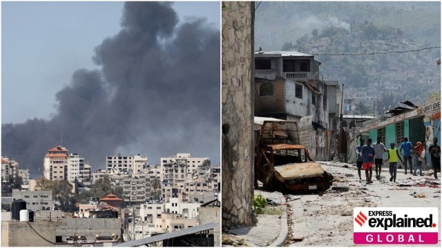 famine in gaza, haiti