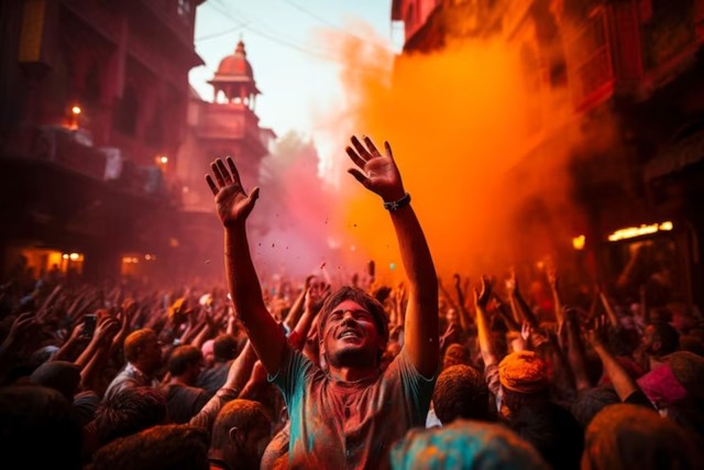 Shower your loved ones with Holi cheer! Explore these heartfelt messages and wishes to spread joy, laughter, and well wishes this Holi.