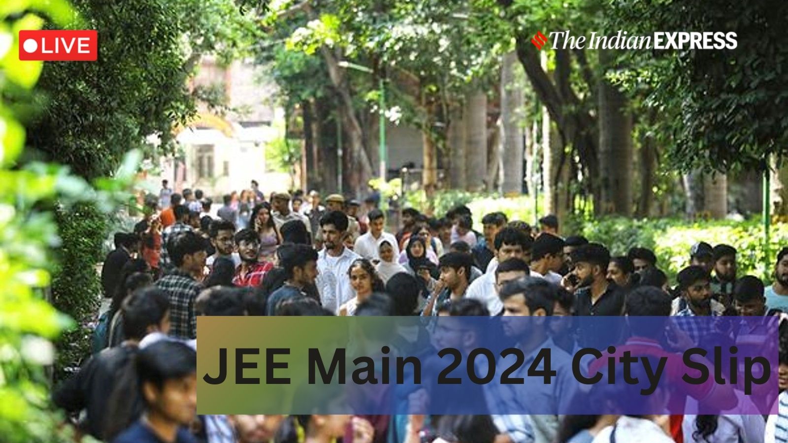 JEE Main 2024 Session 2 City Slip (OUT) Updates: Exam Dates Revised ...