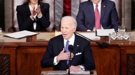 U.S. President Joe Biden delivers the State of the Union address to a joint session of Congress in the House Chamber of the U.S. Capitol in Washington, U.S., March 7, 2024.