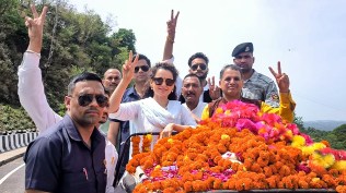 Kangana Ranaut campaigns