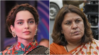 Kangana Ranaut, Supriya Shrinate remarks on Kangana, Derogatory post on Kangana, Cong social media head, bjp candidate, bjp mandi candidate, kangana ranaut joins bjp, indian express news