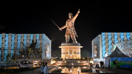 Bir Lachit Borphukan statue in Jorhat PM Modi