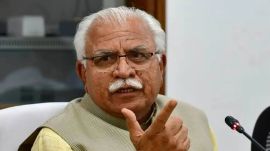 Former Haryana Chief Minister Manohar Lal Khattar