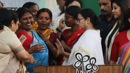 Mamata hits out at Abhijit Gangopadhyay: ‘You took away jobs of youths... will ensure your defeat’