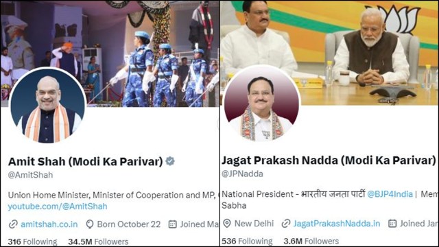 modi ka parivar