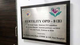 The Fertility OPD was launched by the civic body at the Sion hospital in October 2023. (Express Photo)