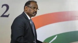 Girish Chandra Murmu, ILFS, Satyam, Comptroller and Auditor General, G C Murmu, SRCC Business Conclave, Amrit Kaal, GDP growth, rapid infrastructure development, FDI flow, indian economy, indian expresss news