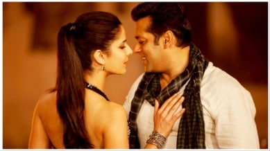 Salman Khan and Katrina Kaif in a still from Ek Tha Tiger.