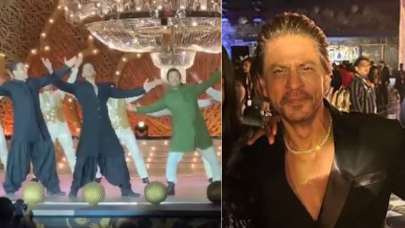 Three Khans Perform Their Iconic Numbers At Ambani Bash Shah Rukh Khan Teases Salman Khan And 