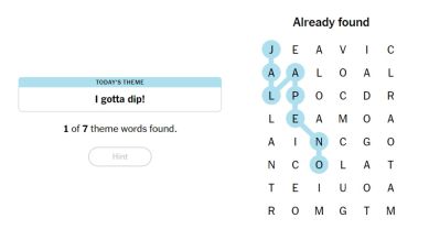 how to play strands word search game by nyt