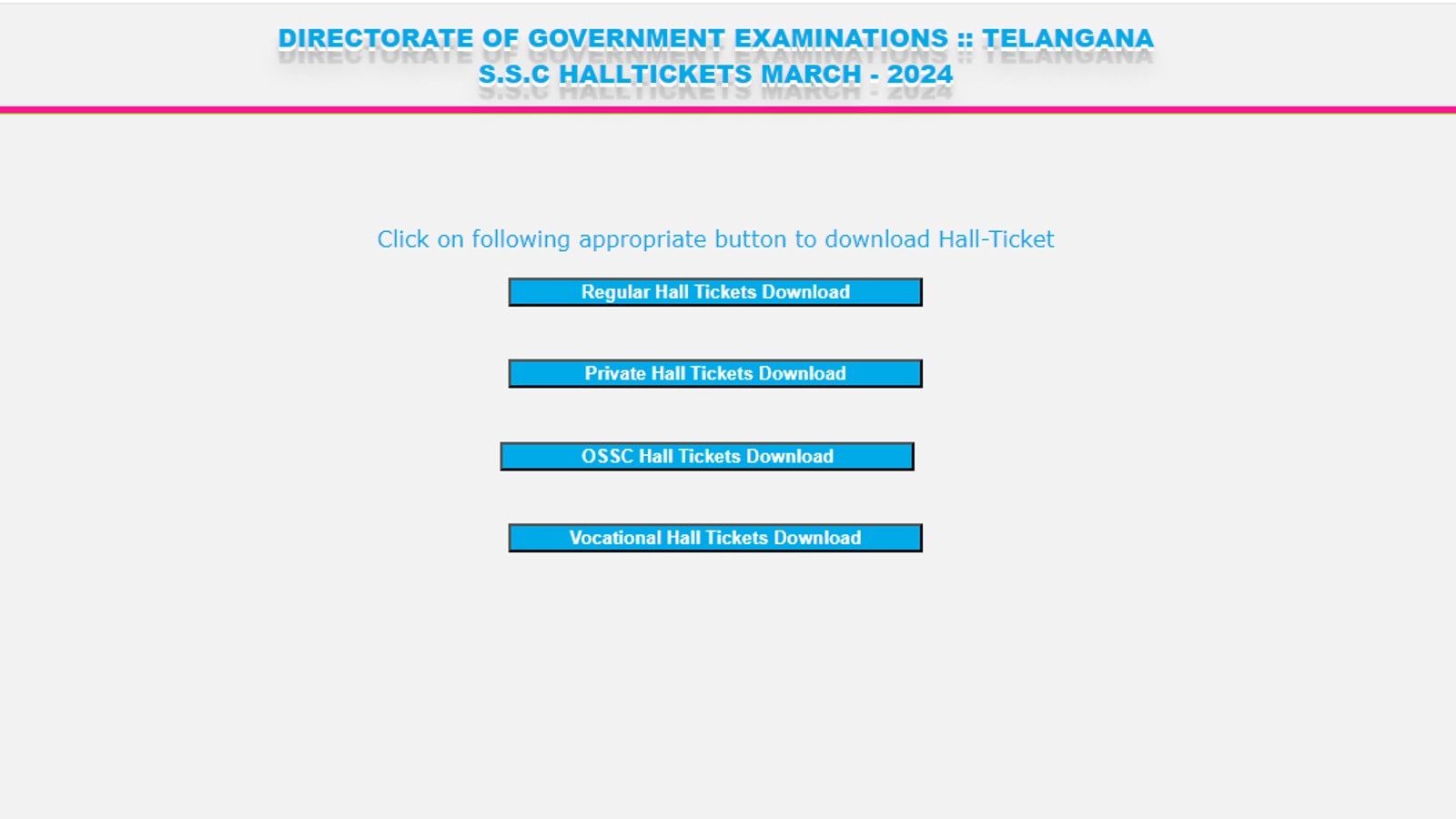 TS SSC 2024 Hall Ticket, Telangana Class 10th Admit Card Out, Link Here