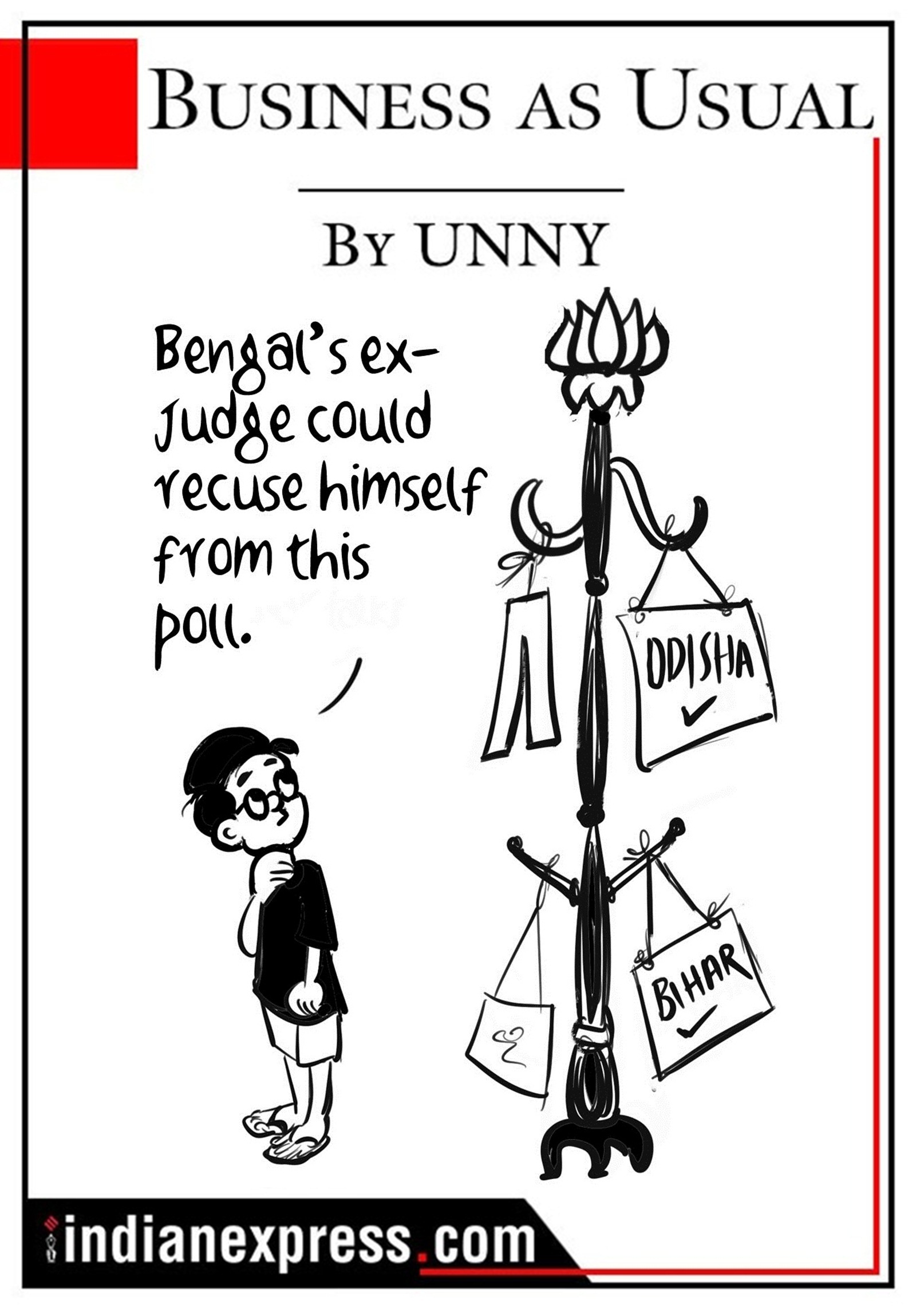 Cartoon by EP Unny. 