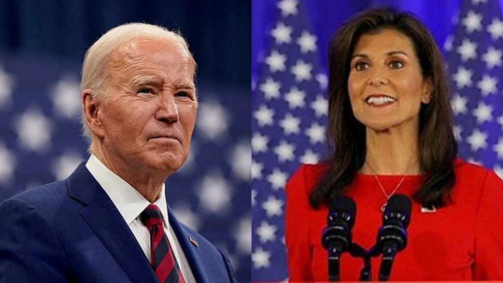 US President Joe Biden’s election campaign launches ad targeting Nikky ...