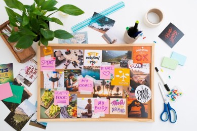 vision boards, goals, success, visualisation