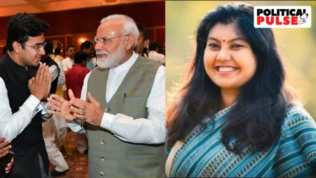 This time, the seat will witness a fight between the BJP’s firebrand leader Tejasvi Surya, the national president of its youth wing Bharatiya Janata Yuva Morcha, and the Congress’s Sowmya Reddy, who lost the 2023 Assembly polls from Jayanagar by just 16 votes. (File photo)