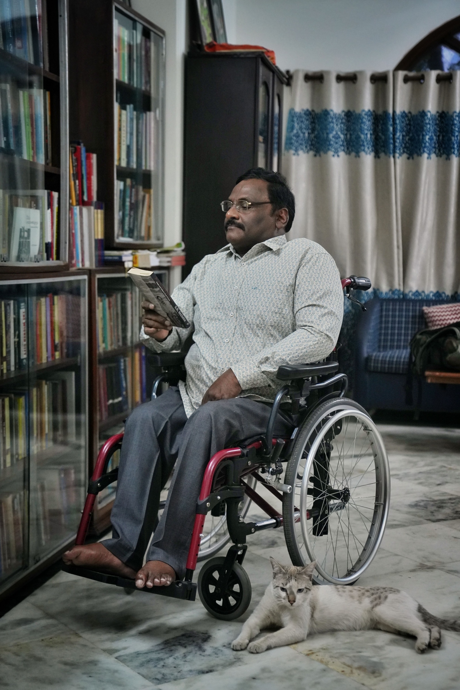 Saibaba also wrote petitions for other inmates – letters seeking medical attention, bail applications and RTI requests to court. (Express Photo by Abhinav Saha)