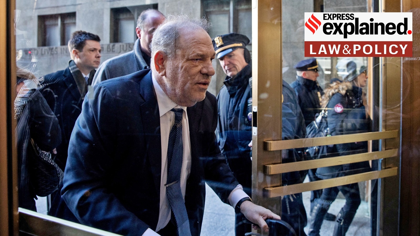 Film producer Harvey Weinstein arrives at New York Criminal Court for his sexual assault trial in the Manhattan borough of New York City, New York, U.S., February 21, 2020.
